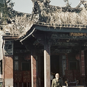 Chinese Temple - Rangoon