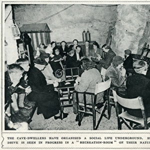 Chislehurst caves during WWII