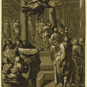 Christ healing the paralytic man