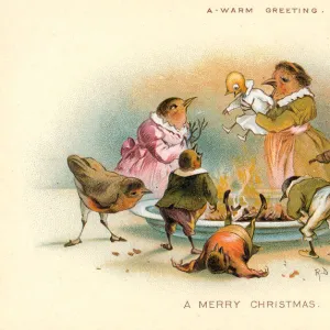 Christmas card, A Warm Greeting