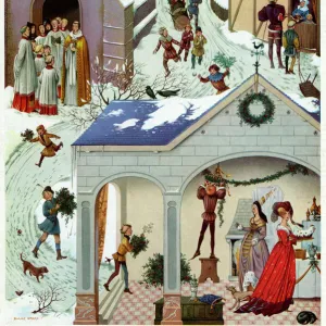 Christmas Eve - about 1460 by Pauline Baynes