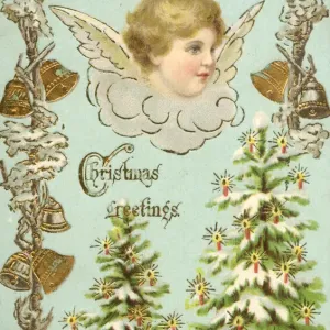 Christmas Greetings Postcard Christmas Greetings Postcard