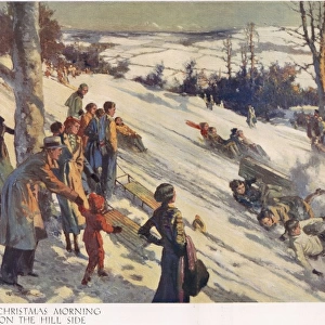 A Christmas Morning On The Hill Side, by W. Bryce Hamilton