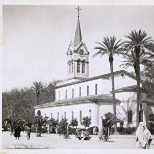 Church and Square, Boufarik, Blida Province, Algeria