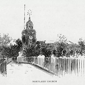 The church of St Mary Mortlake, 1897