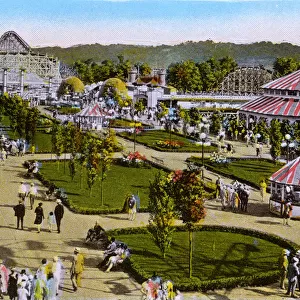 Cincinnati, Ohio, USA - The Mall Coney Island Amusement Park