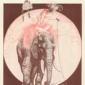 Circus Elephant / Trainer