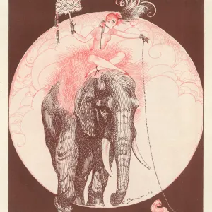 Circus Elephant / Trainer