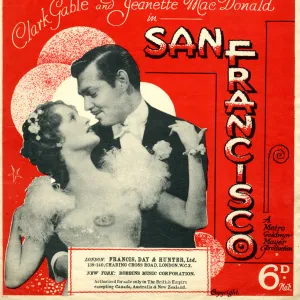 Clark Gable and Jeanette MacDonald in San Francisco