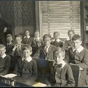 Class of boys at a school in North London