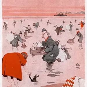 The Cleaner Bathing Movement by W. Heath Robinson