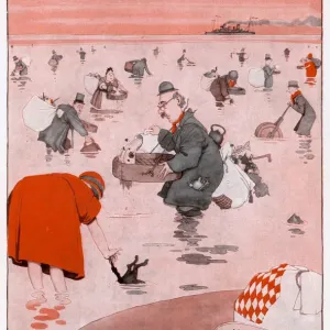 The Cleaner Bathing Movement by W. Heath Robinson