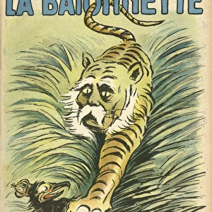 Clemenceau as a tiger, mauling Germany, an eagle
