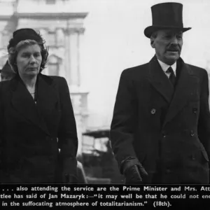 Clement Attlee and wife