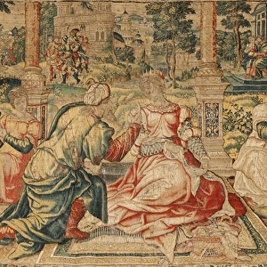 Cleopatra and her court. Flemish tapestry 16th c