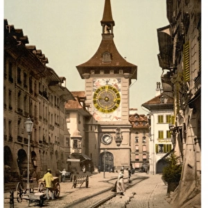 The clock tower, Berne, Town, Switzerland