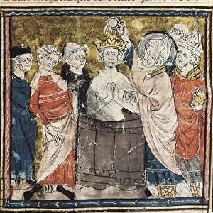 CLOVIS I (465-511). Merovingian king of the Franks