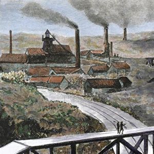 Coal mining. Belgium