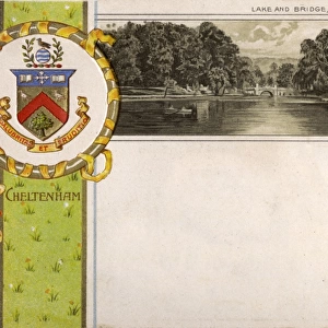 The Coat of Arms of Cheltenham and Pittville Spa Gardens