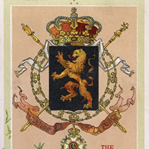 The Coat of Arms of The Kingdom of Belgium