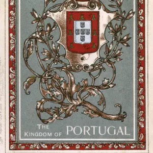 The Coat of Arms of the Kingdom of Portugal