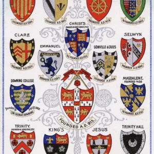 Coats of Arms for Colleges of Cambridge University