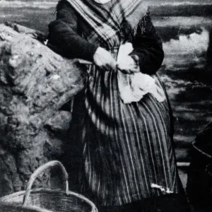 A cockle woman of Pembrokeshire, South Wales