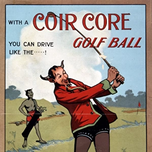 Coir Core golf balls advert