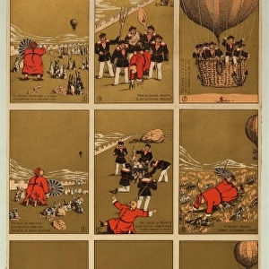 Collecting cards depicting a story about a Chinese governor