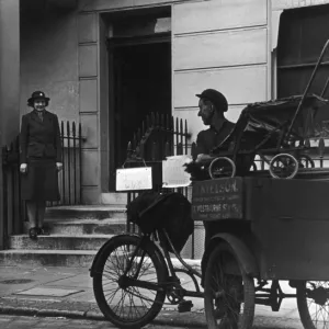 Collecting supplies for refugees WWII