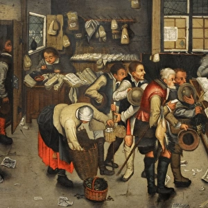 The Collectors Office, 1615 by Pieter Brueghel the Younger