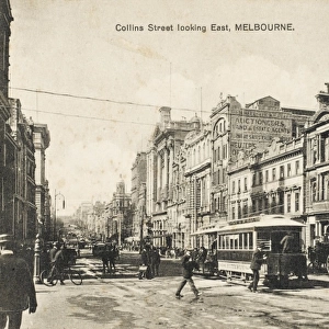 Collins Street, Melbourne, Australia - looking East