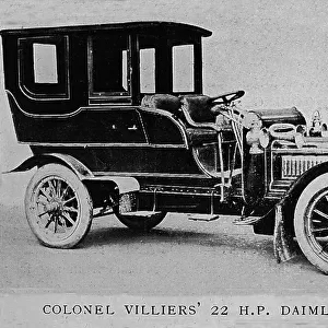 Colonel Villiers 22 HP Daimler veteran car, early 1900s
