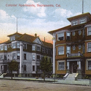 Colonial Apartments, Sacramento, California, USA