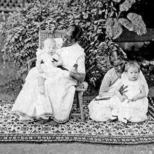 Colonial children and their Indian nurses