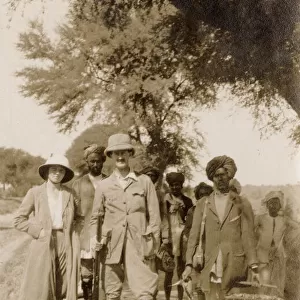 Colonial hunting group, India