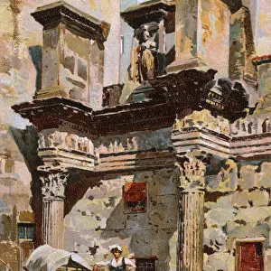 The Colonnacce, Forum of Nerva, Rome, Italy