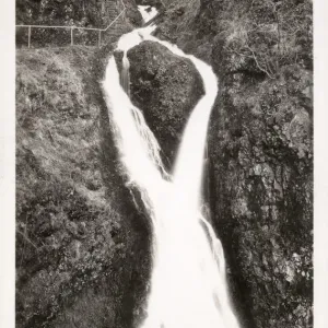 Columbia River Highway, Oregon, USA - Wahkeena Falls Columbia River Highway, Oregon, USA - Wahkeena Falls