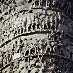 Column of Marcus Aurelius. 176-192 AD. Detail. Rome