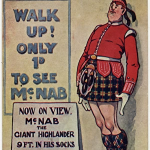 Come see the Giant Highlander, but no short women allowed