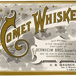Comet Whiskey Label