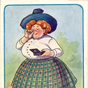 Comic postcard, Bonnie Mary of Argyll Date: 20th century