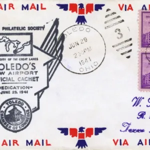 Commemorative envelope with stamps