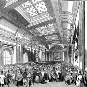 The Commercial Room of Lloyds of London, 1844