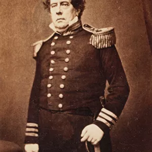 Commodore Matthew C. Perry, three-quarter length portrait, s
