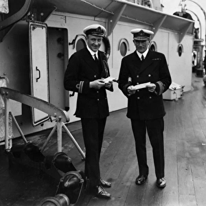 Commodore Tyrwhitt and Flag Lieutenant Floyer, WW1