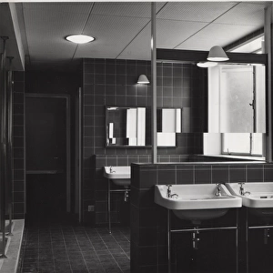 Communal bathroom at Baden Powell House, London