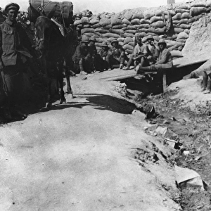 Communications trench at Gallipoli WWI