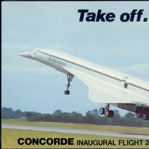 Concorde taking off - 1976