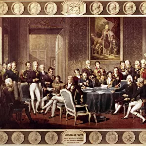 Congress of Vienna (1814-1815). Engraving